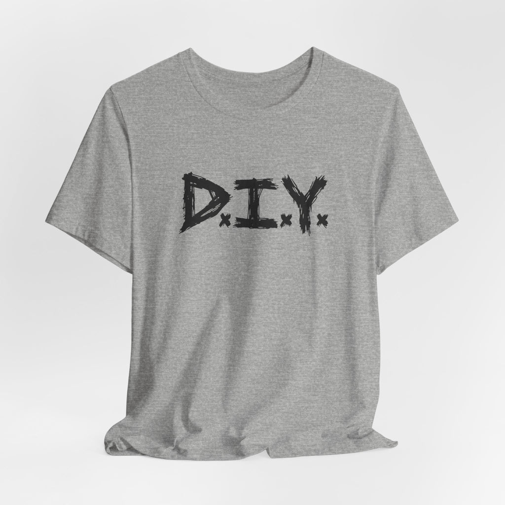 DIY Graphic Tee | Handpainted Brushstroke Logo T-Shirt