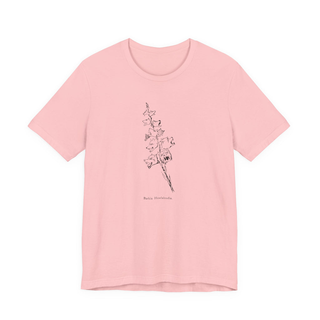 Loud Howling Dog Pun Tee | Vintage Literary Botanical Art Shirt