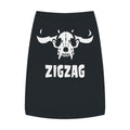 ZIGZAG Horned Dog Skull Pet Tank Top  | Punk Metal Dog T-Shirt for Alternative Pet Parents