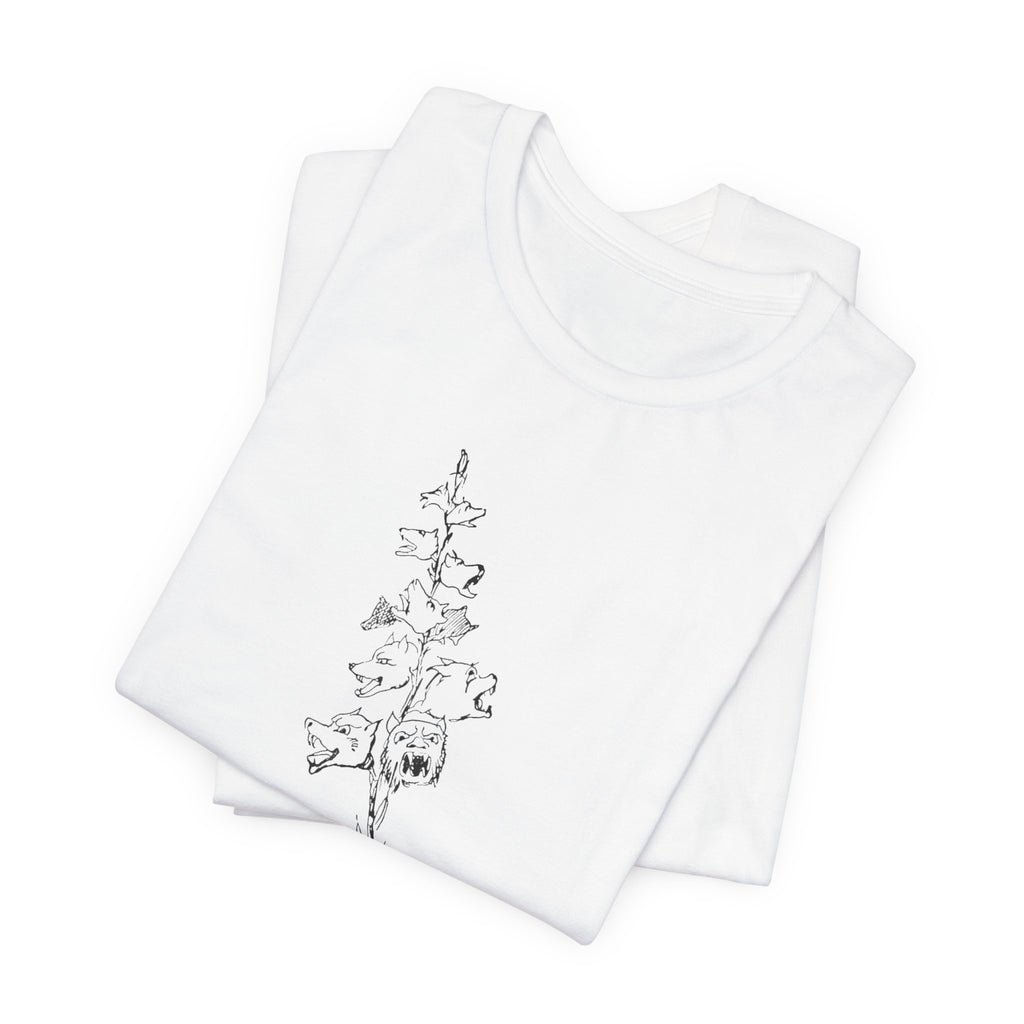 Loud Howling Dog Pun Tee | Vintage Literary Botanical Art Shirt