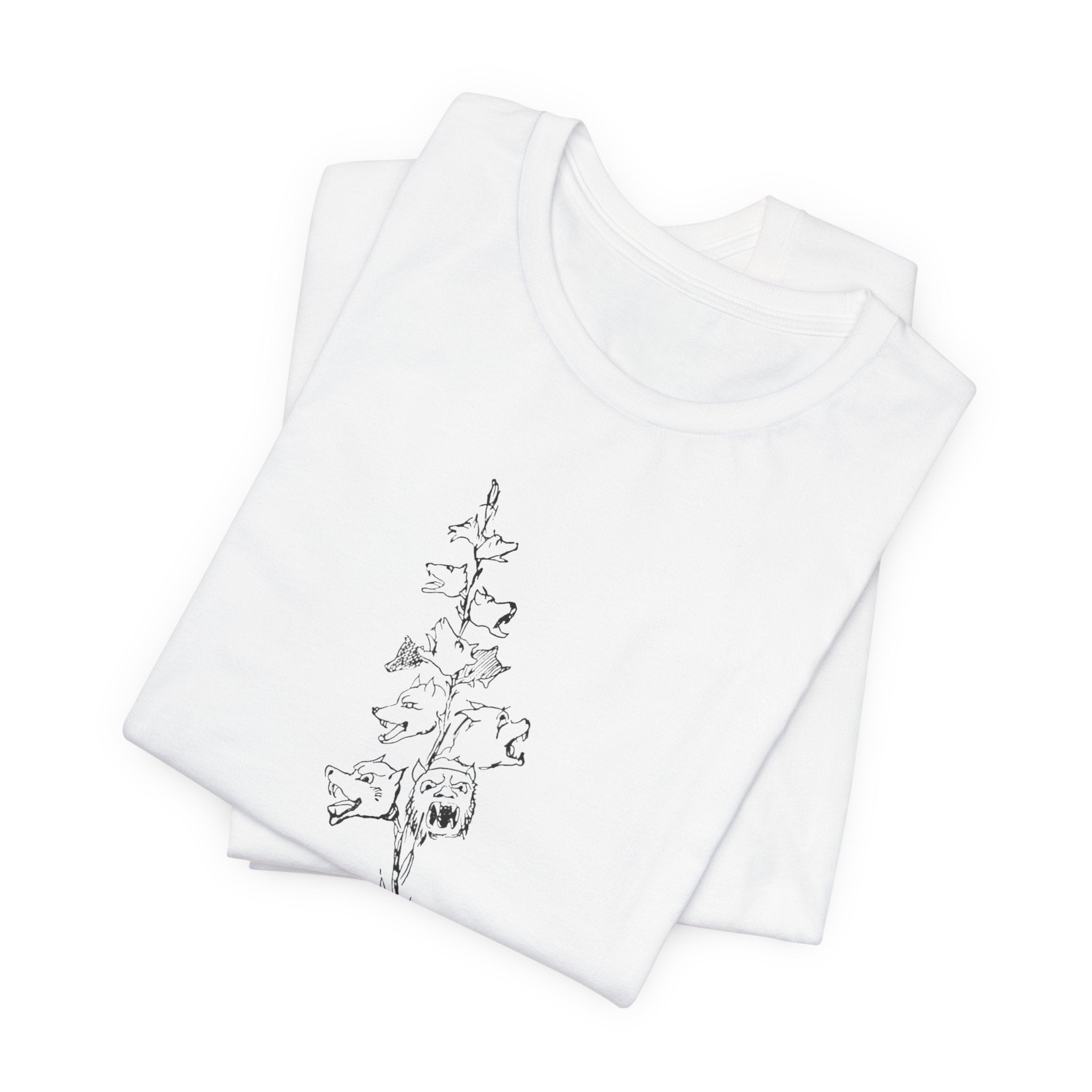 Loud Howling Dog Pun Tee | Vintage Literary Botanical Art Shirt