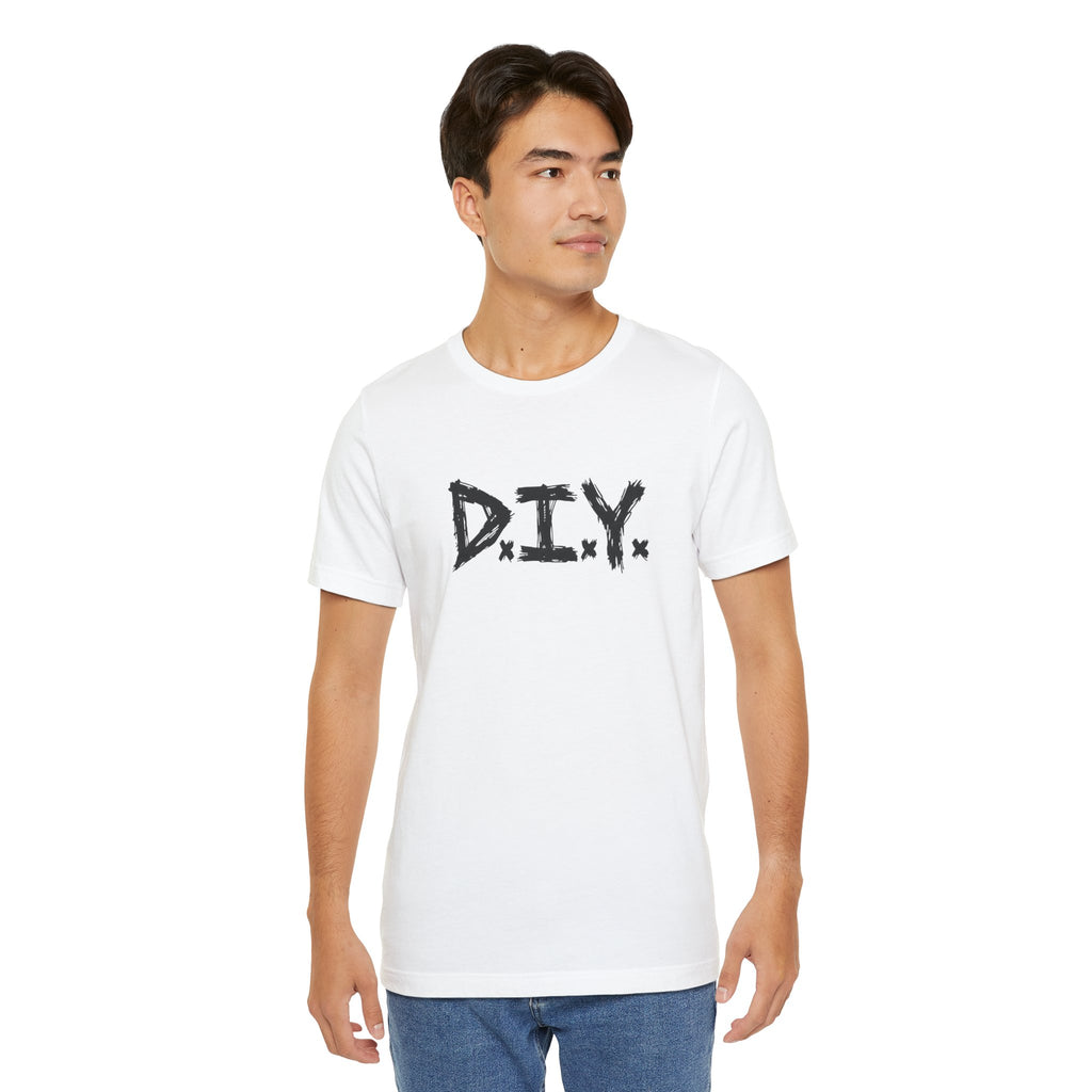 DIY Graphic Tee | Handpainted Brushstroke Logo T-Shirt
