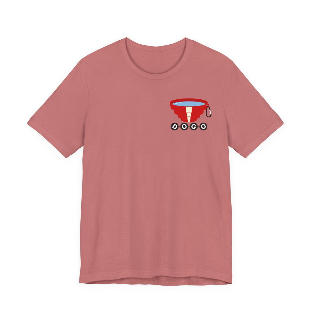 Small DOGO Retro Rock Hat Dog Bowl Tee – Matching Dog & Owner Music Tee