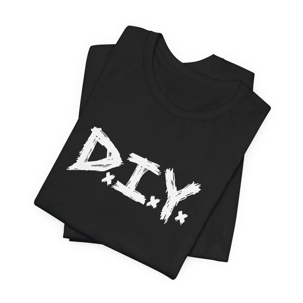 DIY Graphic Tee | Handpainted Brushstroke Logo T-Shirt