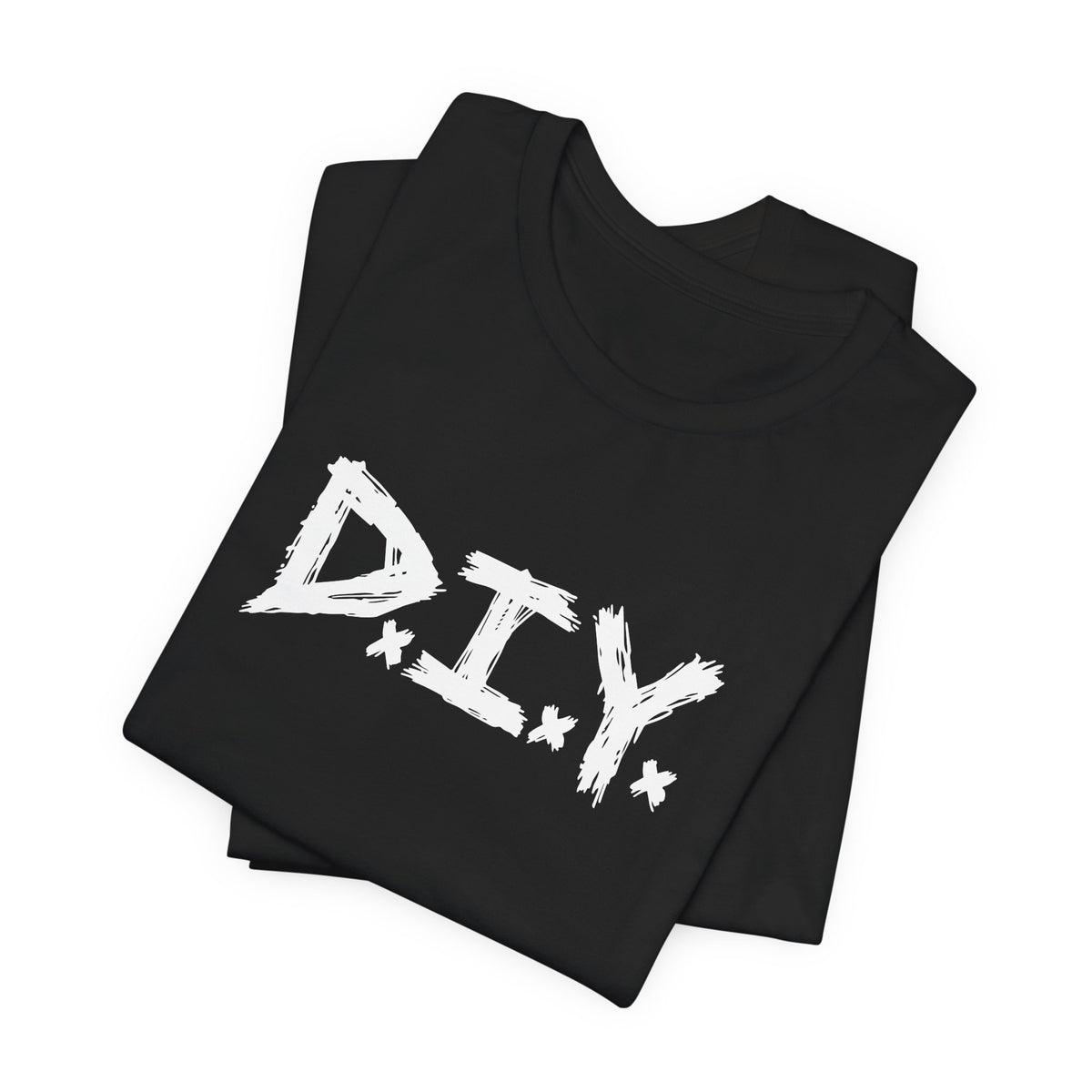 DIY Graphic Tee | Handpainted Brushstroke Logo T-Shirt