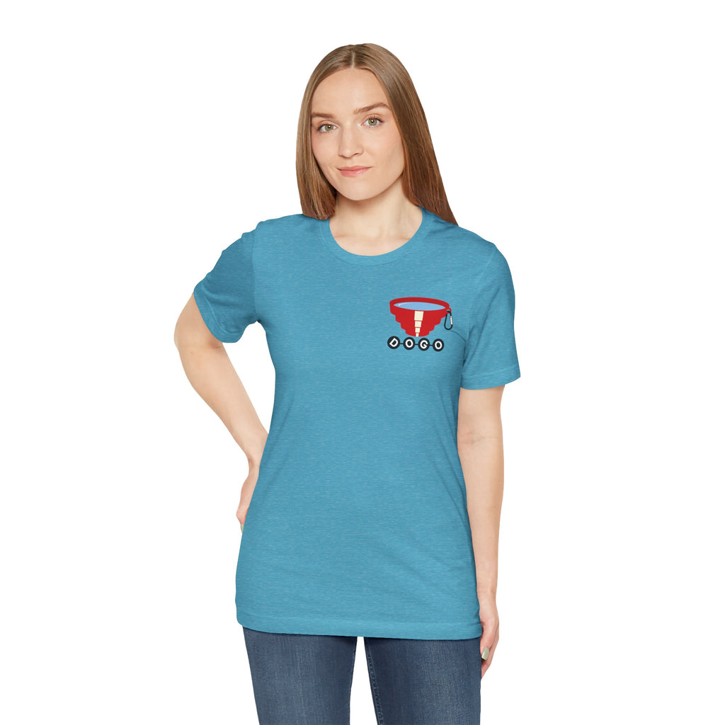 Small DOGO Retro Rock Hat Dog Bowl Tee – Matching Dog & Owner Music Tee
