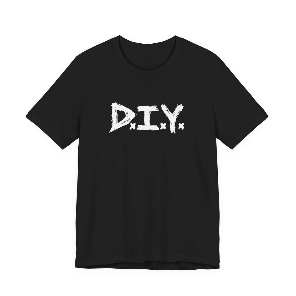 DIY Graphic Tee | Handpainted Brushstroke Logo T-Shirt