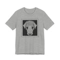 Vintage 1920 Woodcut Dog Portrait Tee | Bold  Monochrome Line Art Print