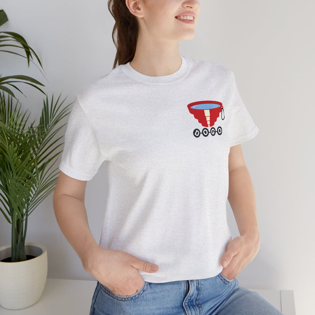 Small DOGO Retro Rock Hat Dog Bowl Tee – Matching Dog & Owner Music Tee